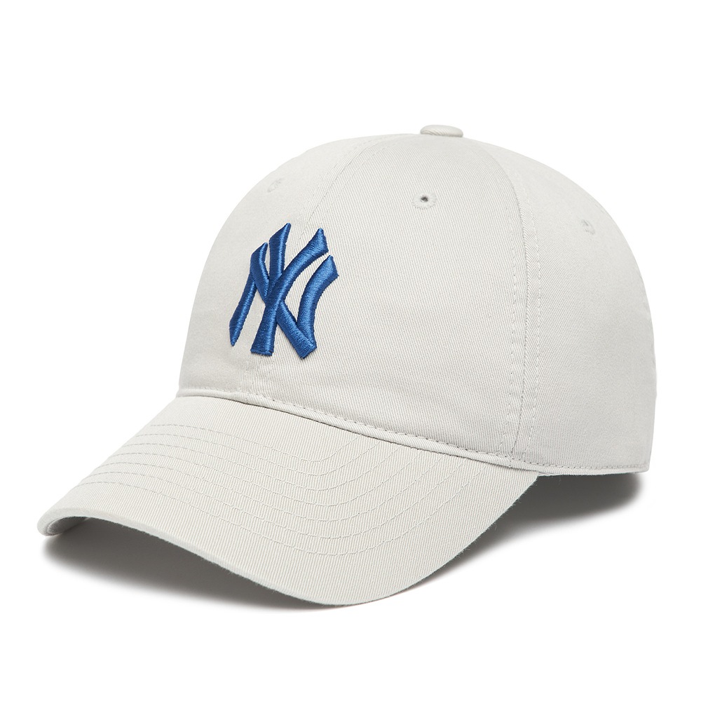 MLB N-COVER アンストラクチャーボールキャップ NY (Grey)