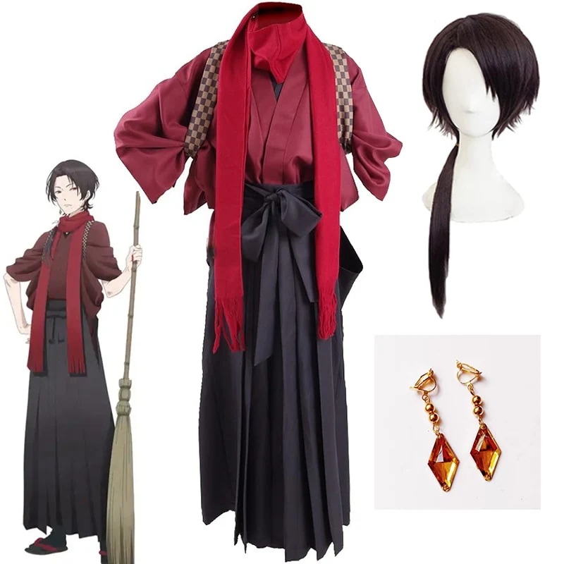 刀剣乱舞 加州清光 かしゅうきよみつ 和服＋イヤリング ウィッグ 追加可 とうらぶ コスプレ 衣装 仮装 変装 ハロウィン パーティー コスプレ ワンピース クリスマス コスプレ衣装