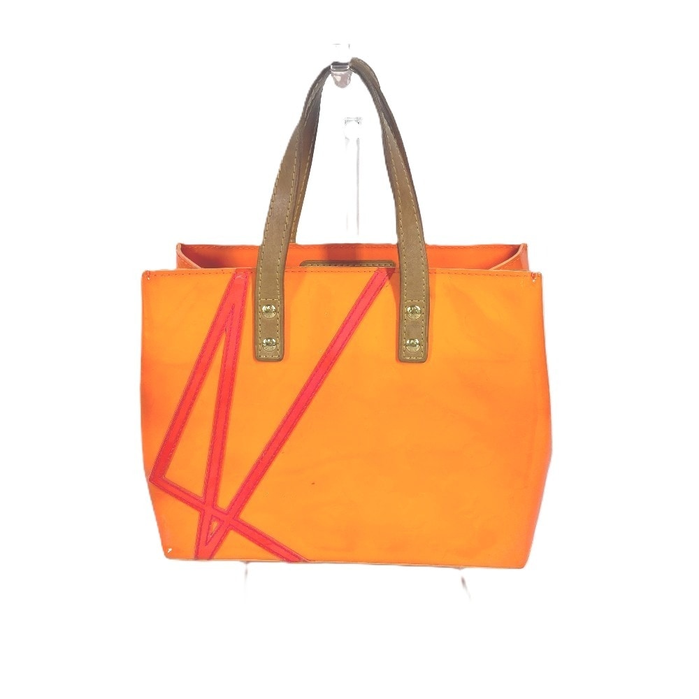 トートバッグ M91905 リードPM モノグラムヴェルニフルオ ハンドバッグ カバン モノグラムヴェルニ オレンジ