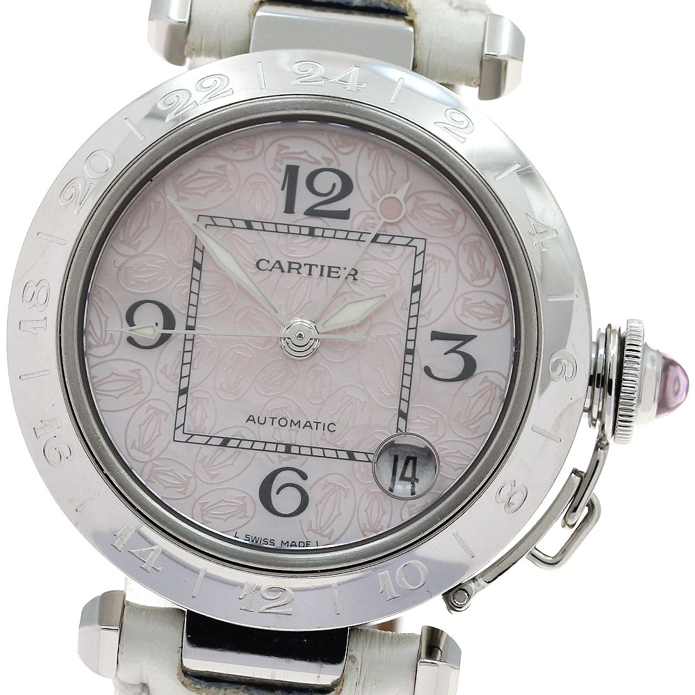 カルティエ CARTIER W3107099 パシャC メリディアン クリスマス限定 GMT 自動巻き レディース _900074【中古】