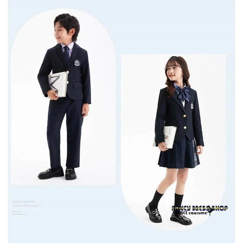 ラケット陸上格闘技ダンス【制服標準装備】子供服 スカート フォーマル コート タータンチェック ジャケット 蝶結び キッズ ネクタイ 紺色 スーツ ネービー 卒業式 ズボン シャツ 入学式 ブ