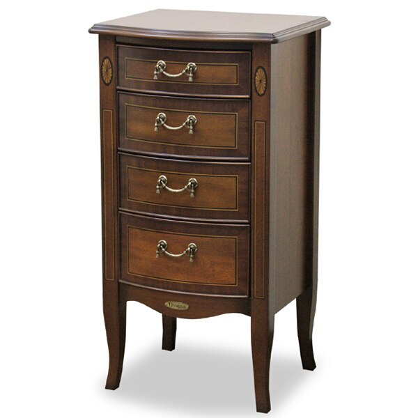 チェスト 4段 サイドチェスト クラシック調 猫脚 Venezia 幅40cm 開梱設置