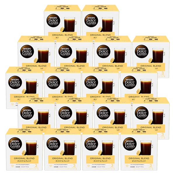 ネスカフェ ドルチェグスト 専用カプセル オリジナルブレンド18箱【4営業日以内に出荷】ネスレ ネスカフェ コーヒー ホットコーヒー 15,926円