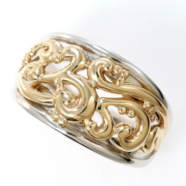 K10 10金 YG イエローゴールドWG リング 指輪 13号 ジュエリー 中古 29,133円