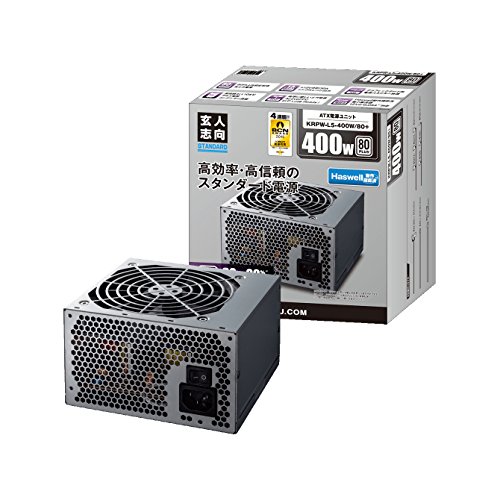 玄人志向 STANDARDシリーズ 80 PLUS 400W ATX電源 KRPW-L5-40