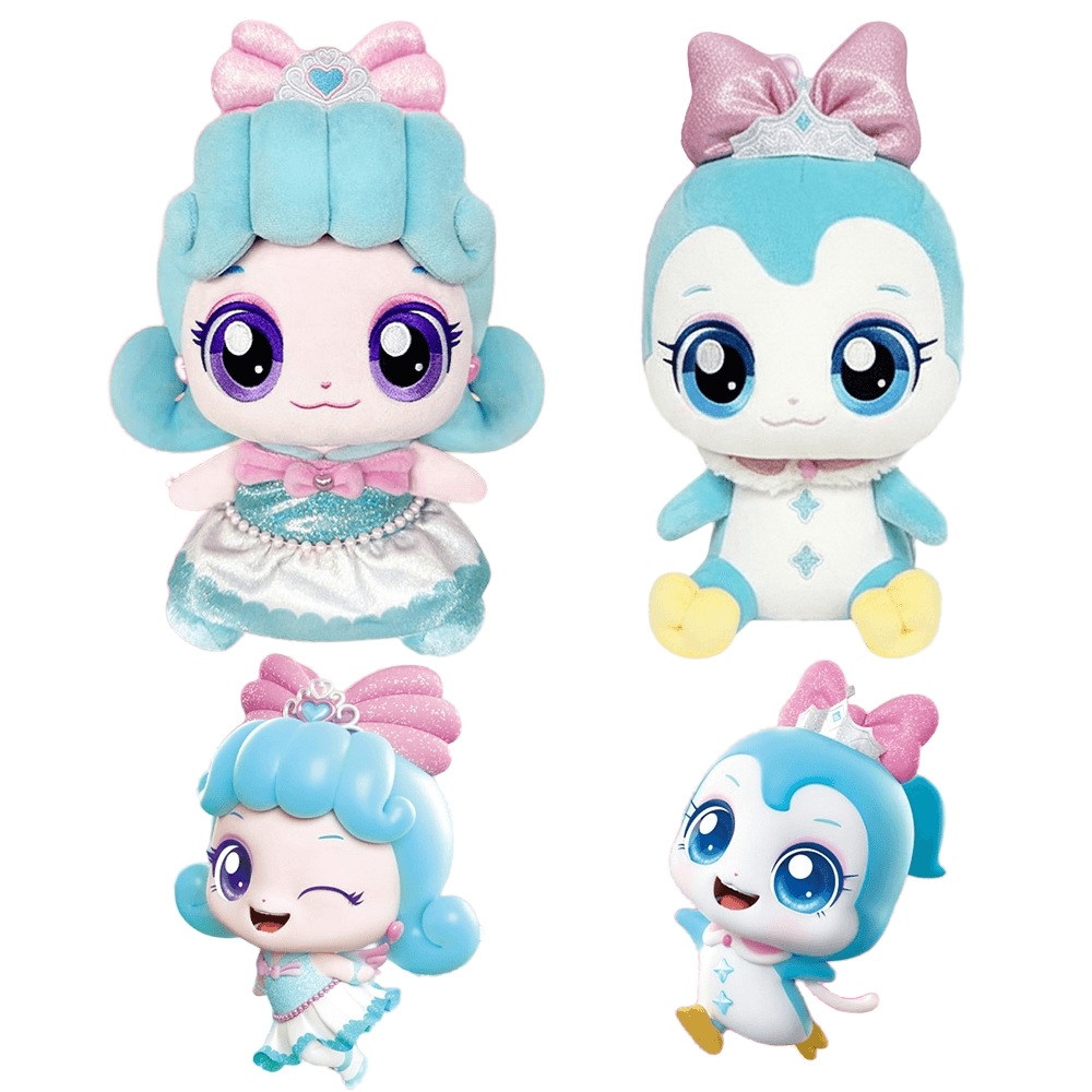 プリンセス キャッチチニッピング 蝶々ピンク ぬいぐるみ + スノーピング ぬいぐるみ 25cm ティニッピング シーズン6 おもちゃ