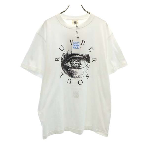 未使用 バースト222 20ss NOWHERE プリント 半袖 Tシャツ 2 ホワイト vast222 ラバーソウル メンズ