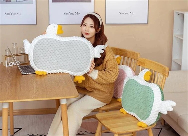 スタイル 抱き枕 ソファークッション クッション 力強いサポート アニメ ガチョウ メモリーコットン 猫のお腹の皮 横に寝る スロースプリング 枕芯 寝る枕 頸椎保護78