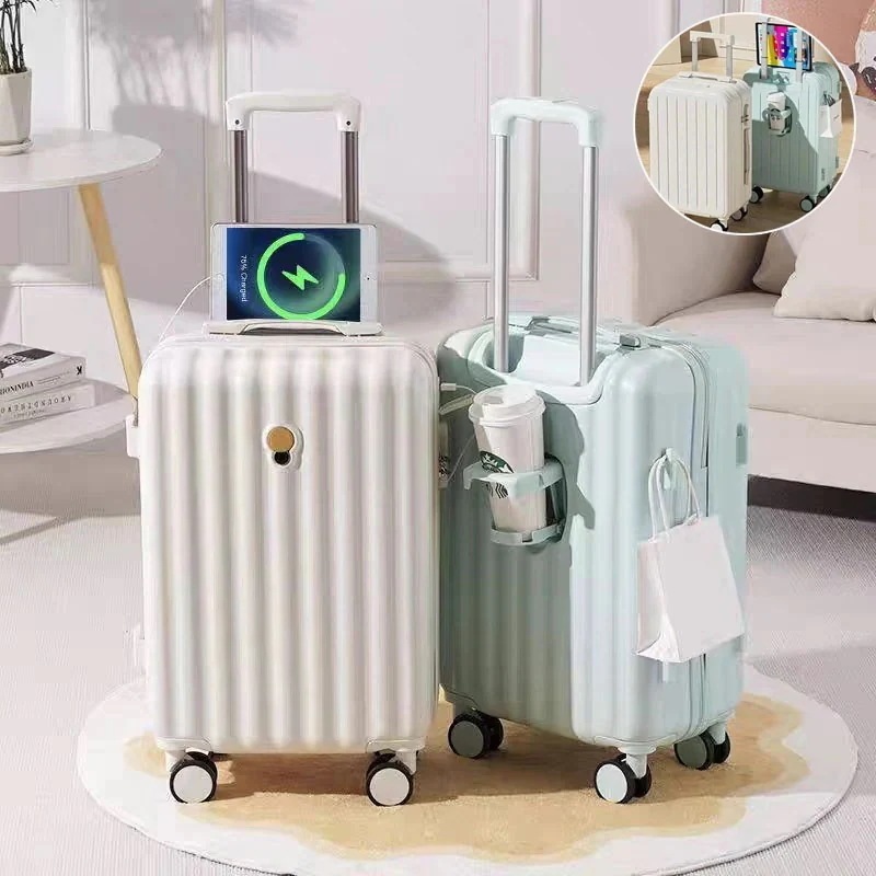 韓版の小さい清新 スーツケース 機内持ち込み 軽量 キャリーケース 360回転キャスタ 静音 旅行バック 多色