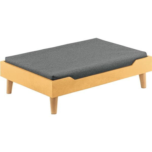 ペットベッド 約W60xD40xH15cm ナチュラル 組立品