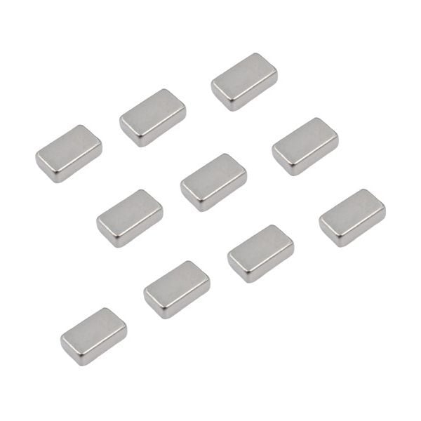 TN127K10P まとめ買い ネオジム磁石 角形 12mmX7mmX4mm 10個入
