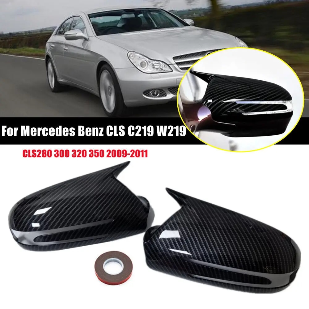 メルセデスベンツ CLSクラス C219 W219 CLS280 2009-2011年 用 ドアミラーカバー サイドミラー ハウジング カバー トリム 輸入品