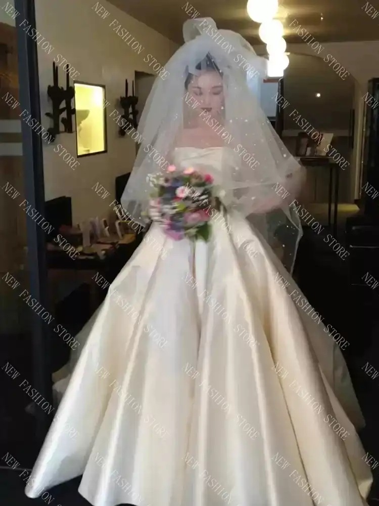 ウエディングドレス 白-45