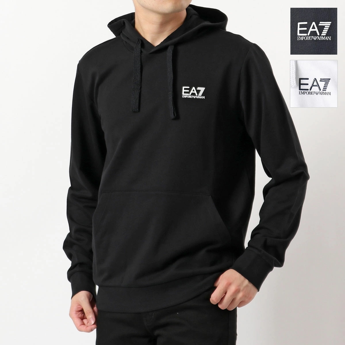 EA7 EMPORIO ARMANI エアセッテ エンポリオアルマーニ 8NPM04 PJ05Z プルオーバー パーカー スウェット ロゴ メンズ カラー3色 11,649円