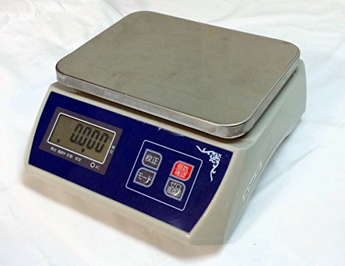 防塵デジタル皿はかり15kg/1g バッテリー内蔵充電式 液晶大画面表示 ステンレス皿仕様 おすすめ