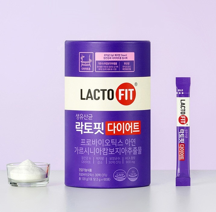 ダイエットサプリ 韓国,ラクトフィットダイエット乳酸菌60p120g3個
