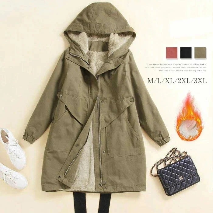 モッズコート レディース 裏ボア コート 裏起毛 フード付き 中綿 ロング コート ミリタリー コート 防寒着 秋 冬 アウター 大きいサイズ トレンチコート ミリタリーコート ファーコート 防寒 暖