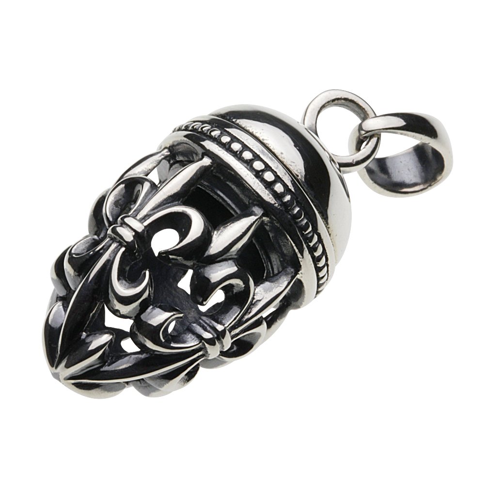 [セノーテ] ユリの紋章バレット ペンダント【シルバー925 シルバーアクセサリー】 p0130