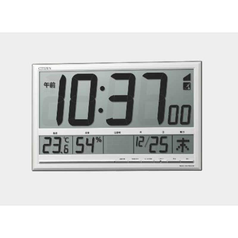 リズム時計　目覚まし時計 白　8RZ200-003