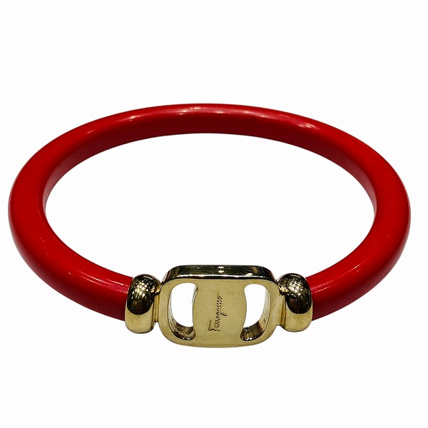 フェラガモ ヴァラ ロゴ バングル ブランド小物 ブレスレット レディース【中古】