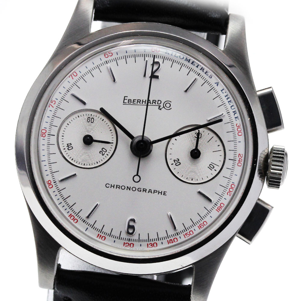 エベラール EBERHARD 31015 コントグラフ 手巻き メンズ 良品 _828145【中古】