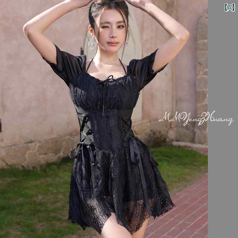 水着 ワンピース スイムウェア 海 プール マリンスポーツ レジャー アウトドア 夏 体型カバー レディース 韓国