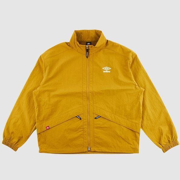 2WAYジッパー クラシック 暖かくする ウインドブレーカー マスタード UP321CJK96_P407301295
