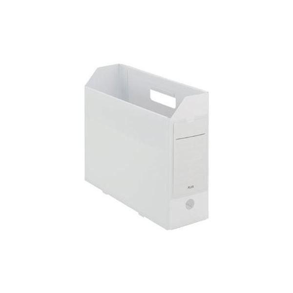（まとめ）プラス PPボックスファイル+ A4E ホワイト(×50セット) 20,200円
