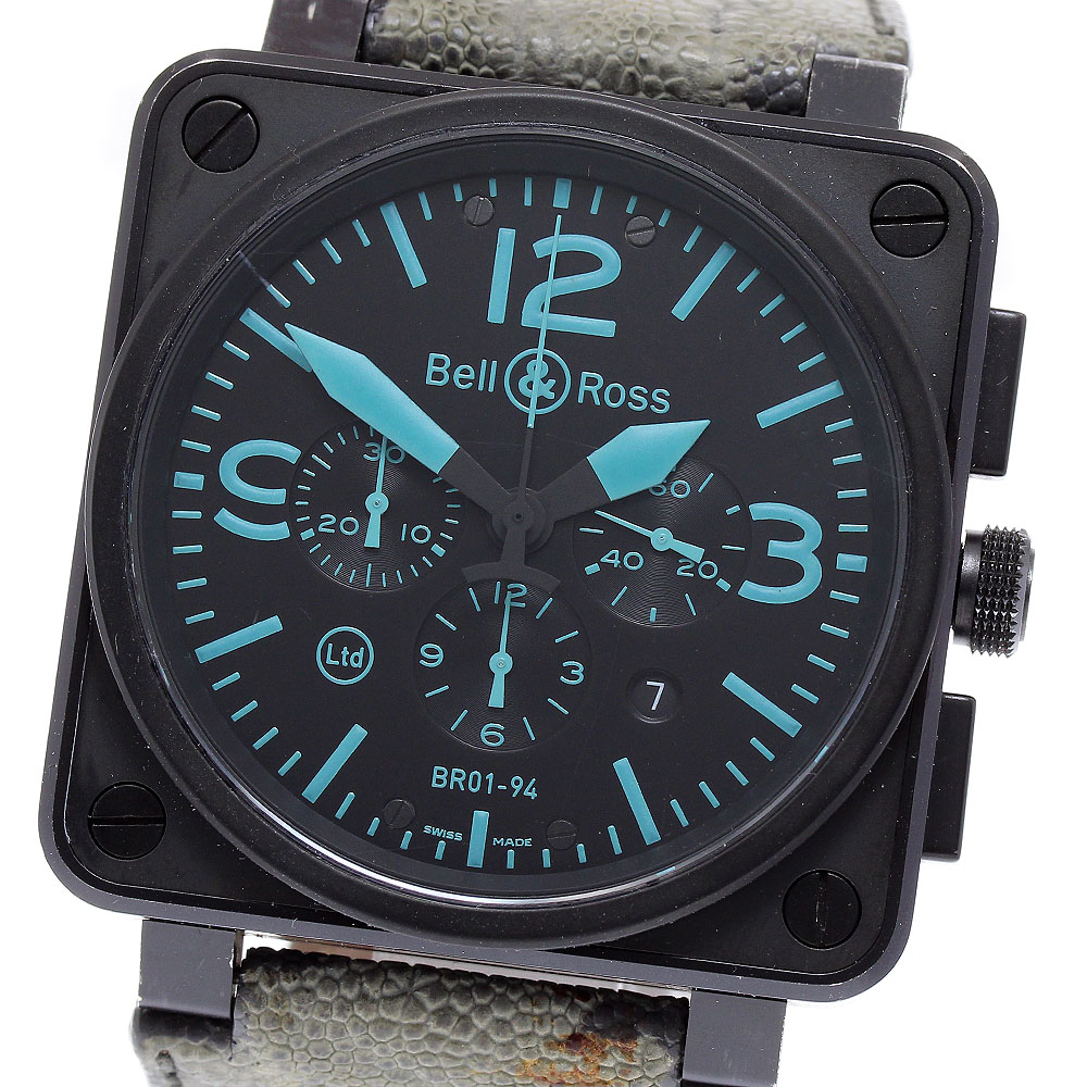 ベル＆ロス Bell＆Ross BR01-94-SBlue BR01-94-SBlue 世界限定500本 自動巻き メンズ _871733【中古】