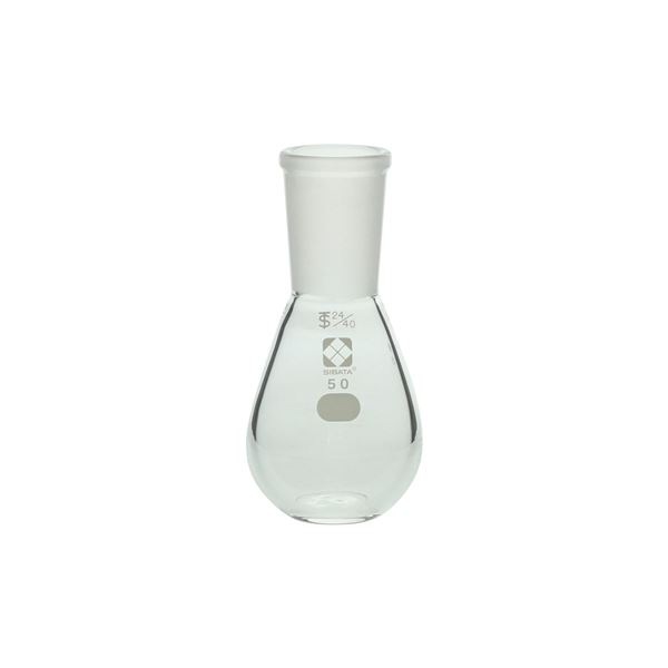 共通摺合平底なす形フラスコ 50mL (005400-2450) 8,760円