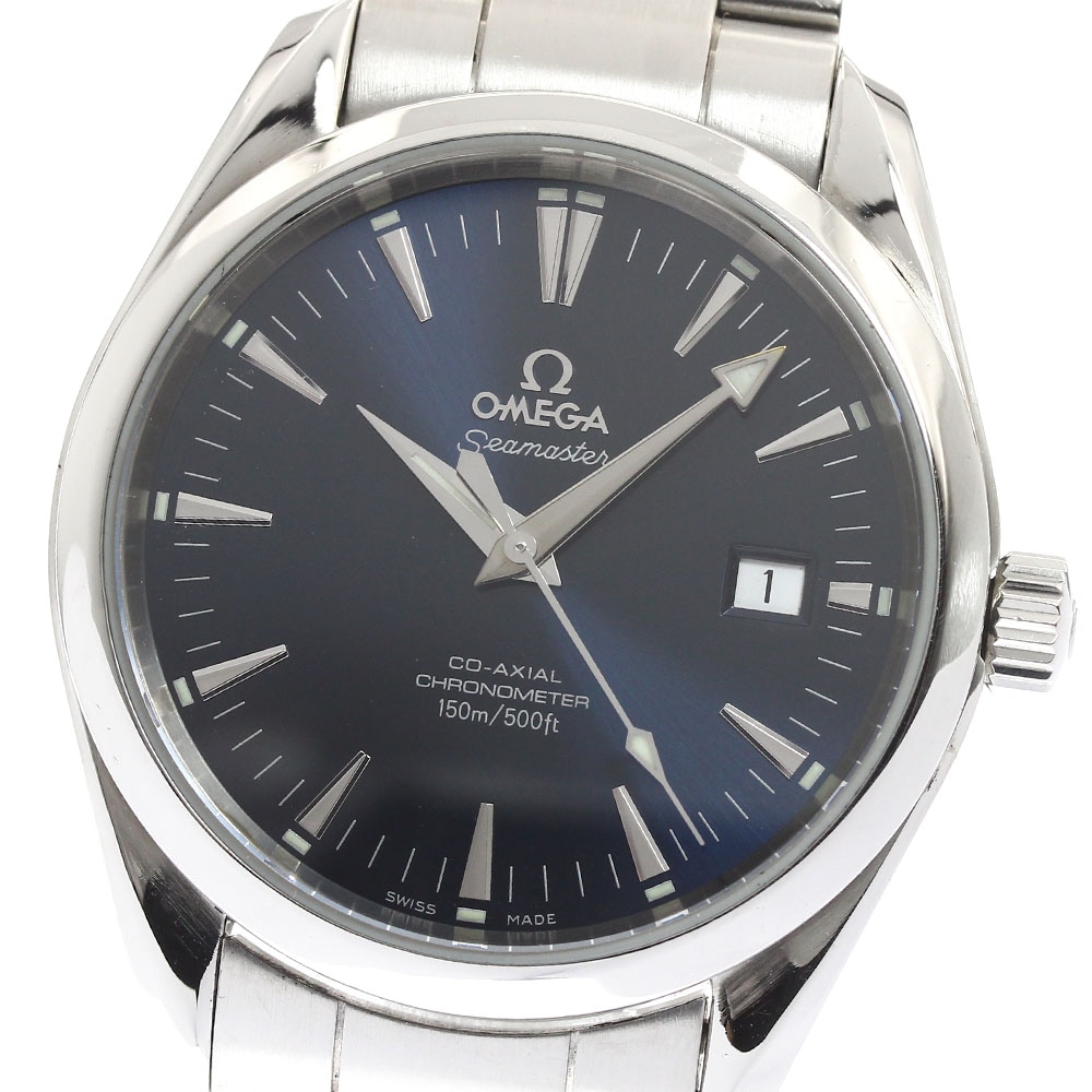 オメガ OMEGA 2503.80 シーマスター アクアテラ デイト 自動巻き メンズ _906379【中古】