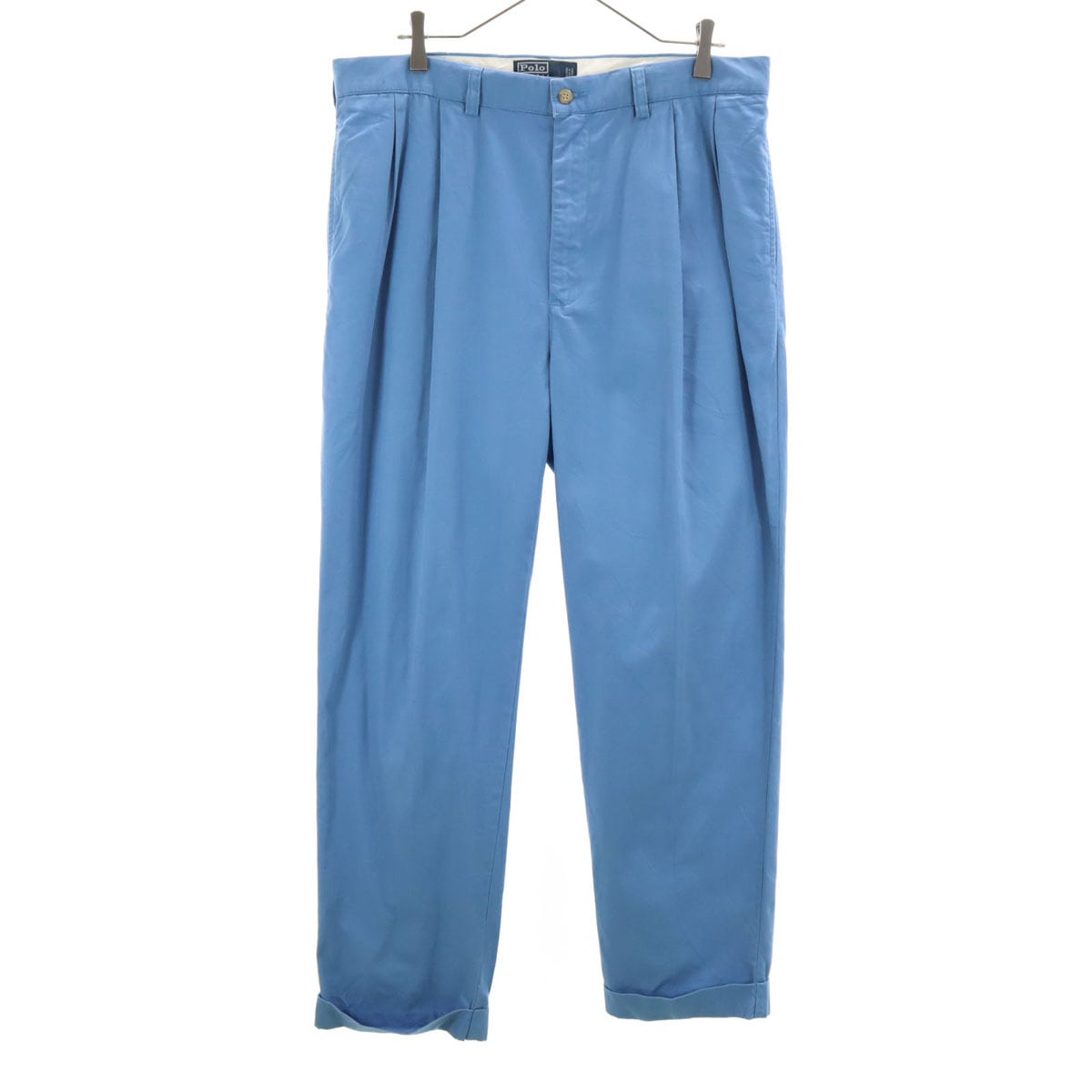 Polo by Ralph Lauren ポロバイラルフローレン 90s オールド スラックスパンツ ｗ36 ブルー系 メンズ 古着