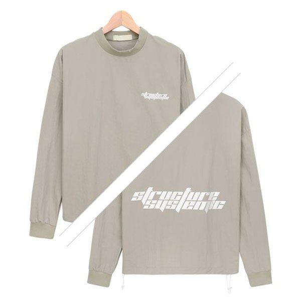 マンツーマン SNE010 2COLOR 男女共用 オーバー핏 ストリング 長袖Tシャツ シ밀ラールック