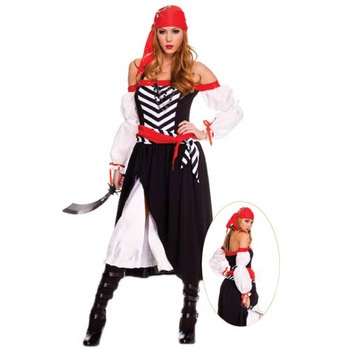 コスプレ 仮装 パイレーツウェンチ(S/M) 【 コスプレ 衣装 ハロウィン 仮装 コスチューム 海賊 女性用 大人用 パーティーグッズ レディース 余興 女海賊 】