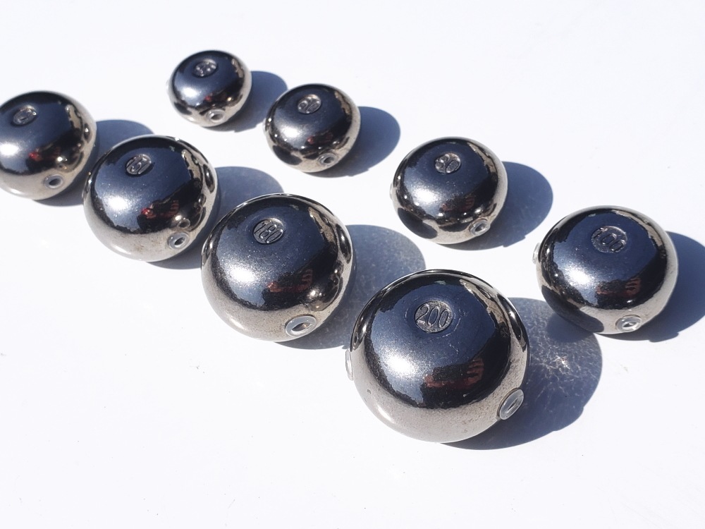 タングステン (無塗装 120g 4個set) タイラバ ヘッド 保護チューブ付 鯛ラバ シンカー