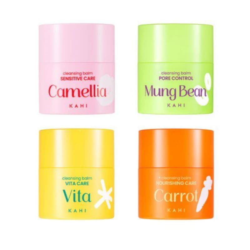 クレンジングバーム50ml フォアコントロール緑豆/敏感ケア椿/ビタケア/ナリーシングケア にんじん