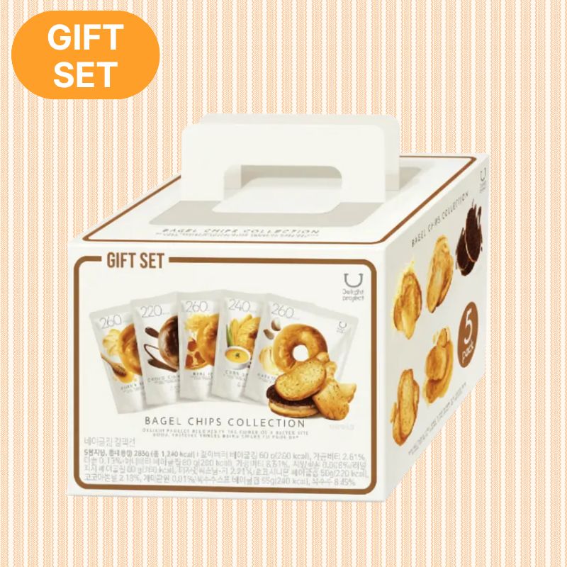 [韓国 お土産] ベーグルチップ 5個入り ギフトセット