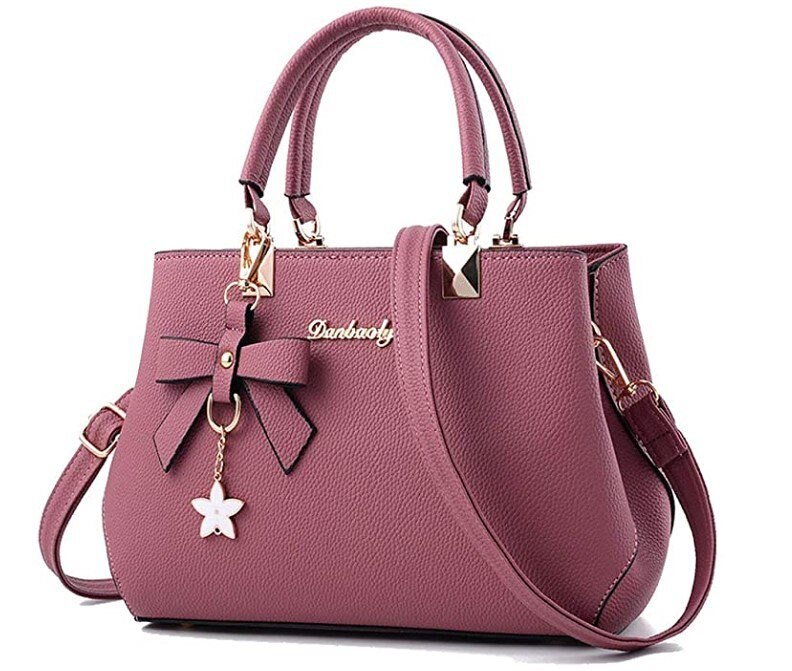 [米国直] [満足度上位商品]デザイナー女性用バウノットハンドバッグ サッチェルショルダーバッグ