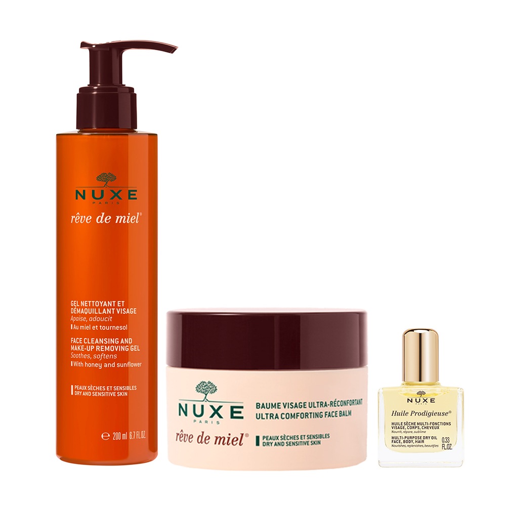 [ナックス] レブドミエル ワンステップ クレンジングジェル200ml + バリアクリーム50ml + ドライオイル10ml 単独企画 3点セット