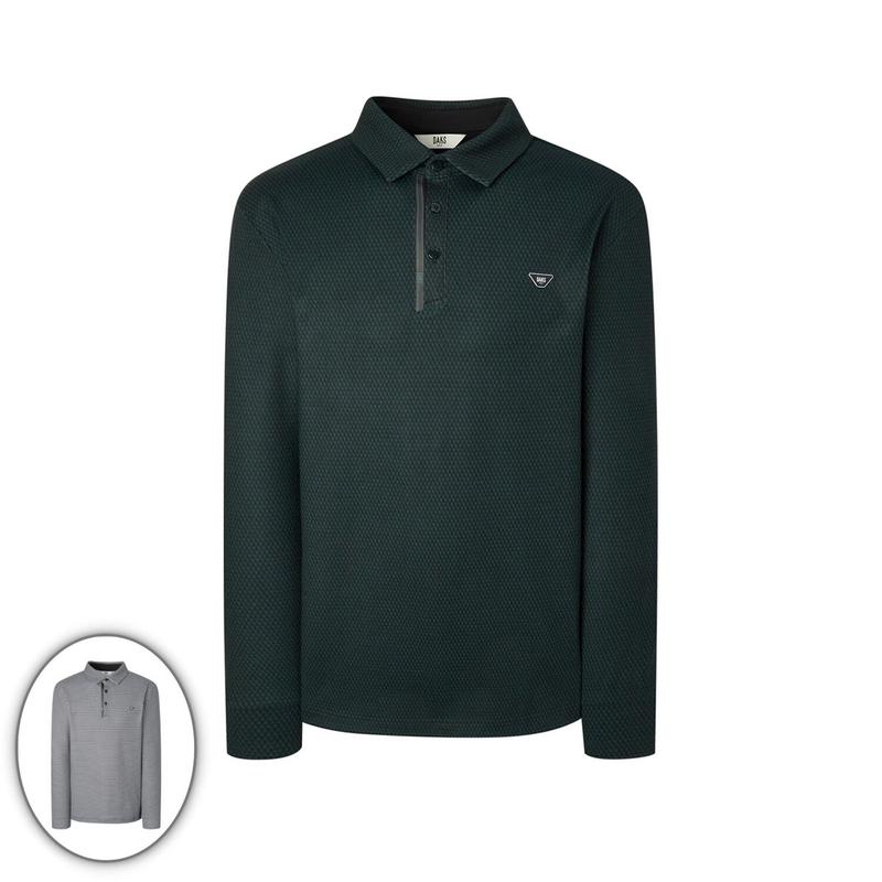 AK Bundang店 ゴルフ 男性 模様入り起毛長袖カラーTシャツ (DGTS5D781)