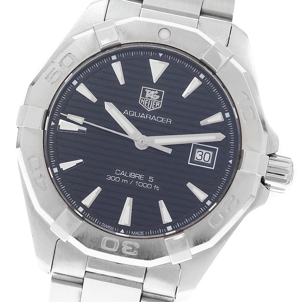 タグホイヤー TAG HEUER WAY2110-0 アクアレーサー デイト 自動巻き メンズ _951944【中古】