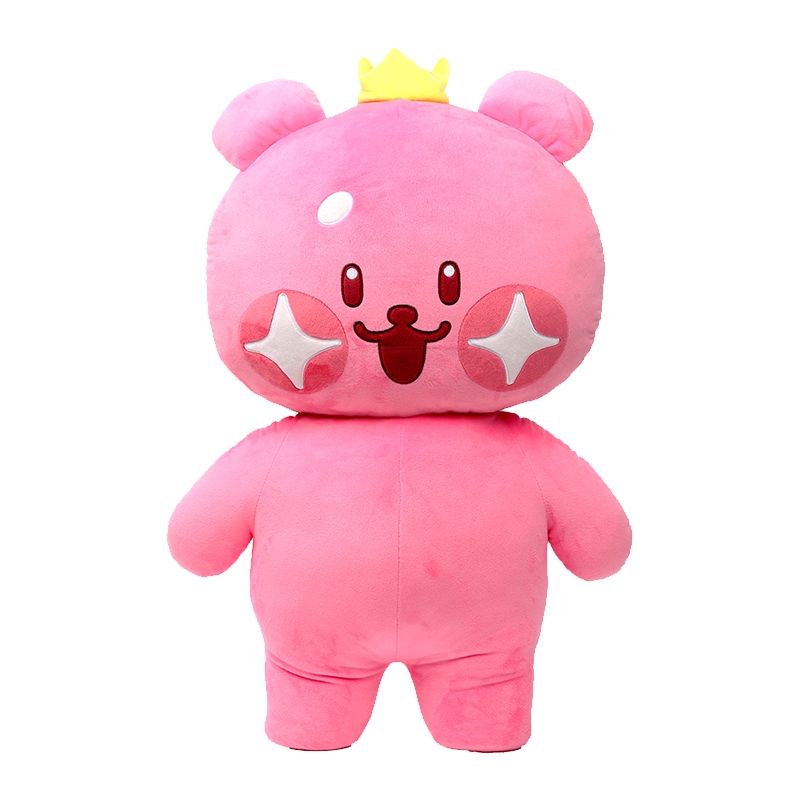 クッキーランキングダムクマゼリーボディーピロー　縫いぐるみ　大型　ピロー　モバイルゲーム　王子クマゼリー　ポリエステル　モバイルゲーム　キャラクター