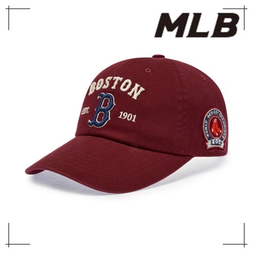 MLB公式 キャップ Cooperstown Patch Unstruck Ball Cap BOS (D.Wine)
