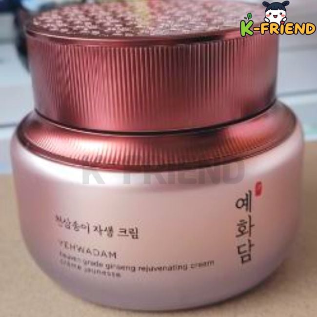 イェファダム 天国等級高麗人参 若返りクリーム 50ml 高機能クリーム ハリケア ツヤ肌 肌バリア強化 いきいき肌ケア しっとりクリーム プレミアム韓方 明るい肌トーン 韓国コスメ