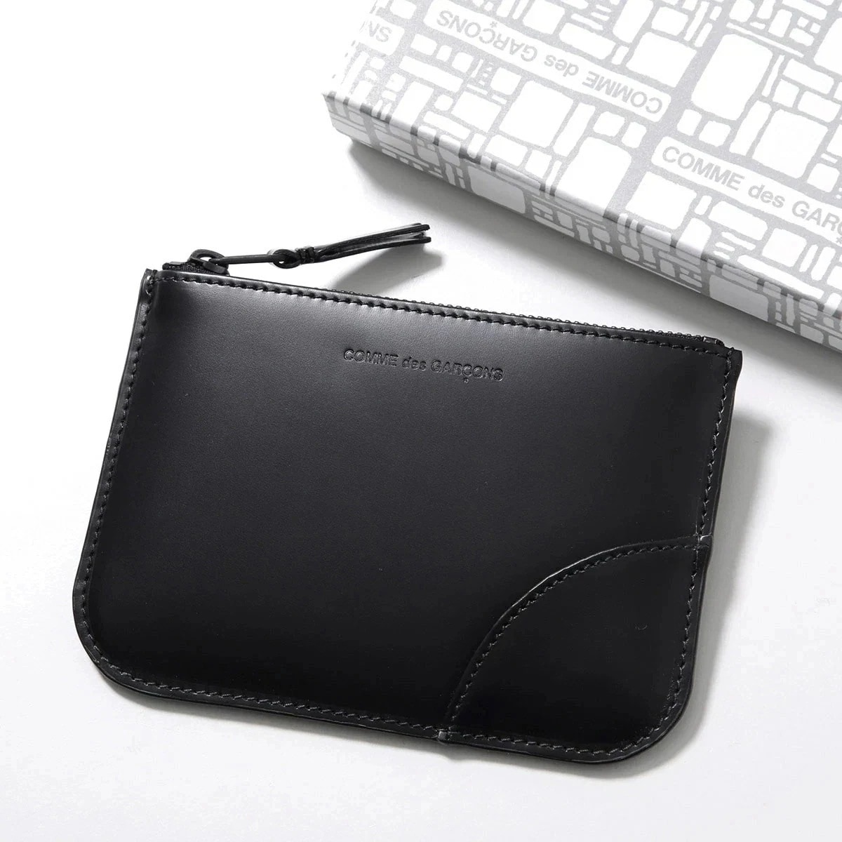 COMME des GARCONS コムデギャルソン コインケース SA8100VB メンズ 小銭入れ ミニ財布 レザー BLACK