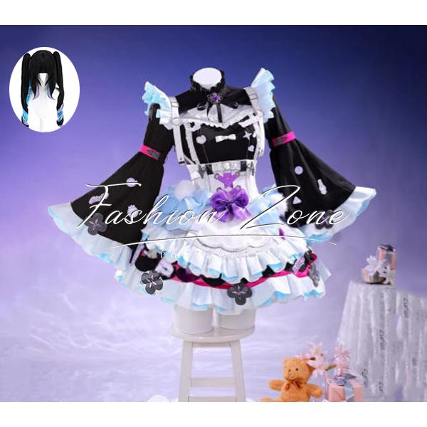 バーチャル VTuber 風 Enna Alouette エナー・アールウェット コスプレ衣装 ウィッグ cosplay ハロウィン 演出服 変装