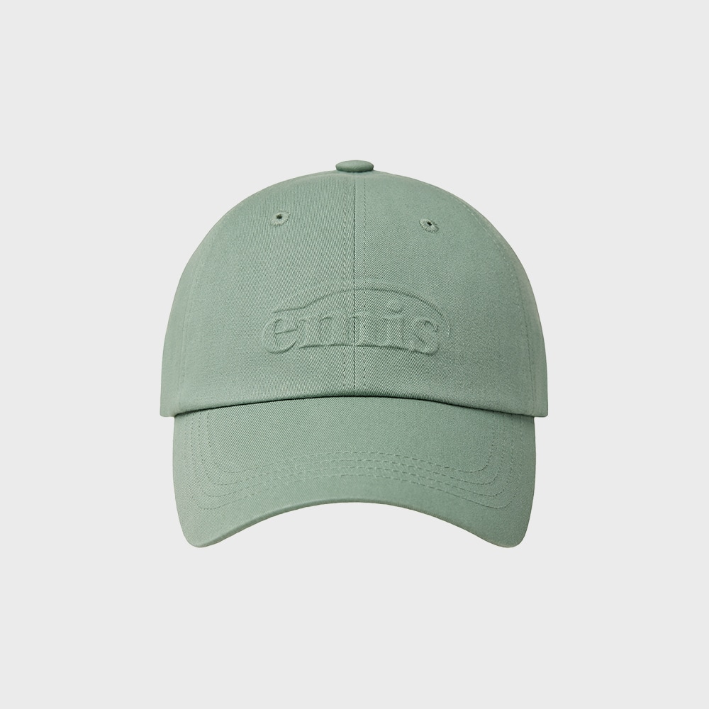 【EMIS】エンボスロゴ ボールキャップ ミント