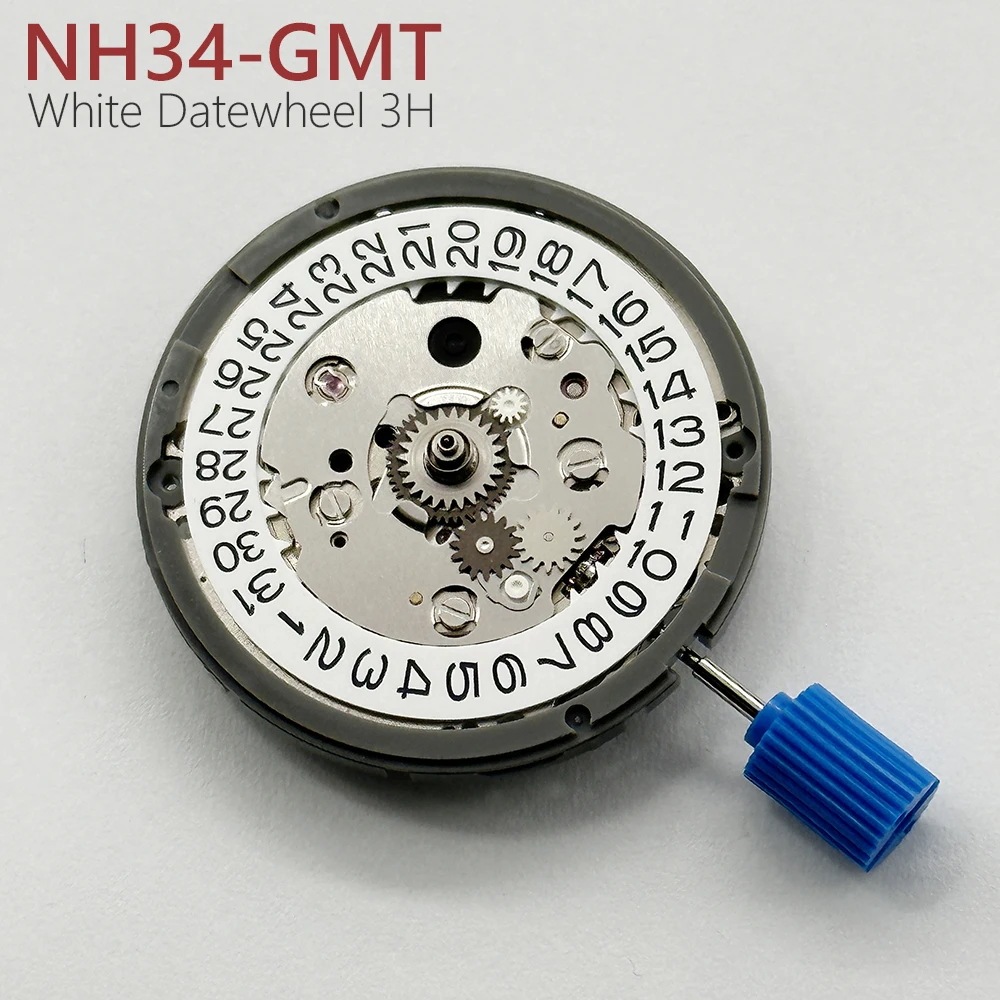 自動機械式時計ムーブメントGmt nh3424ジュエリーのmod24時間nh34a3xlの手の日標準