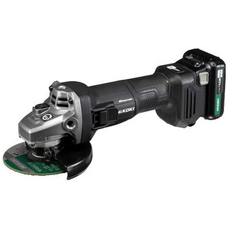 HiKOKI　コードレスディスクグラインダ 10.8V ブレーキ付 100mm セット品 ストロングブラック仕様　G1210DA2LSBK