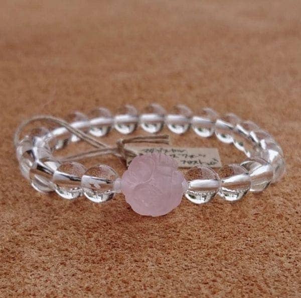 ブレスレット レディースアクセサリー アクセサリー ファッション ガネーシャ 水晶 フロスト仕上げ